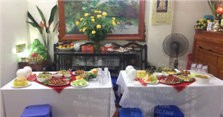 Ảnh Dịch vụ nấu cỗ tại nhà ở hoàng quốc việt - tiệc nhà chị Huy Anh