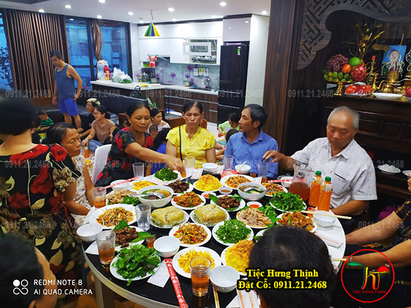 Dịch Vụ Nấu Cỗ ở Khương Mai Thanh Xuân 5 mâm