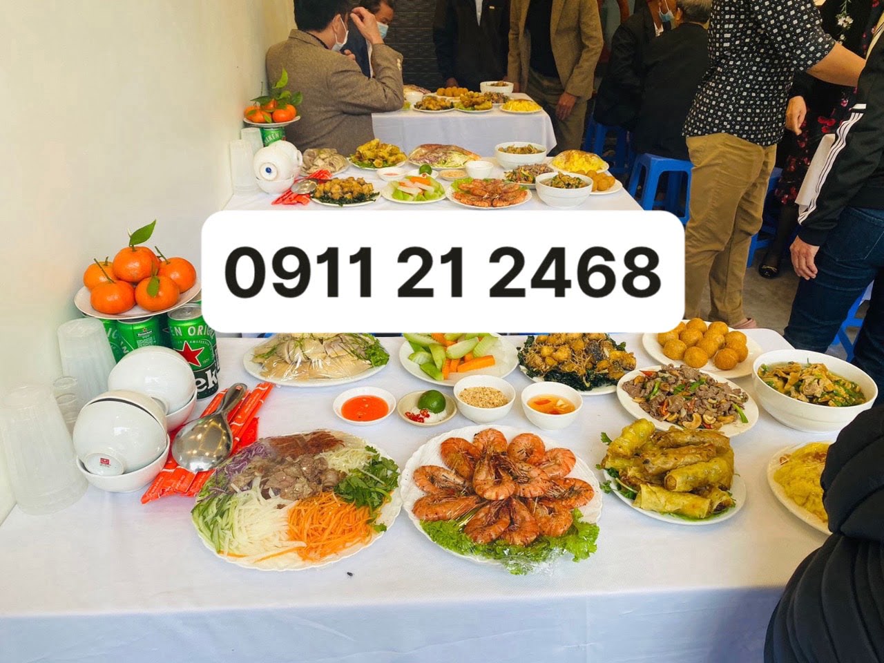 Phục vụ tiệc tân gia ở Hà Nội 0936535389