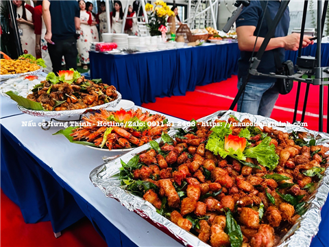 Ảnh Nấu cỗ Hưng Thịnh – Chuyên tiệc buffet cho các sự kiện liên hoan Hà Nội