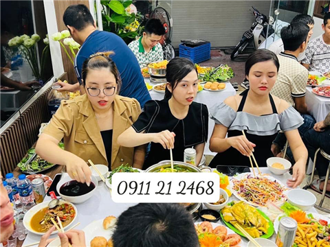 Ảnh Nấu cỗ tại nhà huyện Phú Xuyên – Cỗ đông người vẫn phục vụ tận tình, chu đáo