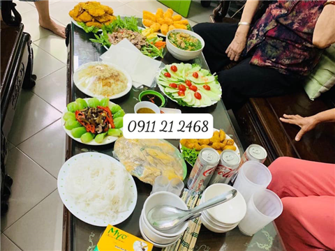 Ảnh Nấu cỗ giỗ tại nhà xã Vạn Phúc – Tiệc ngon, tổ chức chuyên nghiệp tại nhà