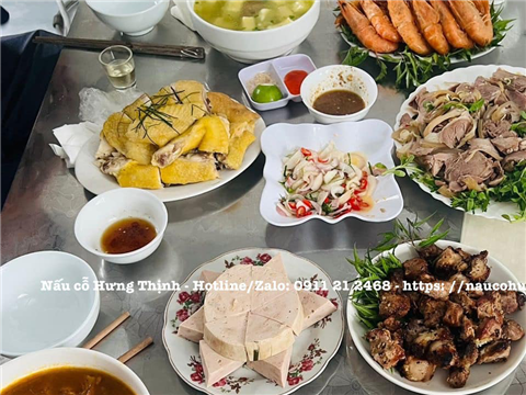 Ảnh Nấu cỗ giỗ tại nhà phường Hàng Bạc – Cỗ tại nhà tiết kiệm thời gian, chi phí hợp lý