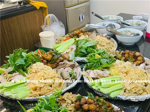 Ảnh Nấu cỗ giỗ tại nhà phường Điện Biên – Tổ chức cỗ cưới, tân gia, giỗ chạp chuyên nghiệp