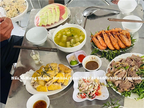 Ảnh Nấu cỗ giỗ tại nhà phường Đồng Xuân – Dịch vụ nấu cỗ uy tín, món ngon chuẩn đầu bếp