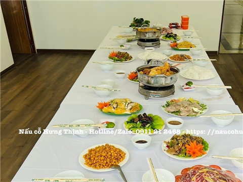 Ảnh Nấu cỗ giỗ tại nhà phường Đồng Tâm – Dịch vụ nấu cỗ giá hợp lý, uy tín tại phường Đồng Tâm