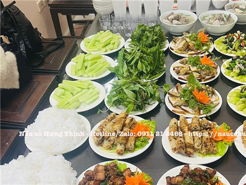 Ảnh Nấu Cỗ Tại Nhà Phường Hạ Đình – Tiệc Cỗ Sang Trọng Với Dịch Vụ Tận Nhà