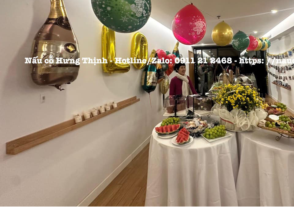 Nấu cỗ giỗ tại nhà phường Xuân Phương – Tiệc cỗ đa dạng, hợp khẩu vị