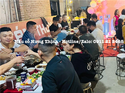 Ảnh Nấu cỗ giỗ tại nhà phường Đại Mỗ – Tiệc cỗ chuẩn vị, phục vụ tận tình