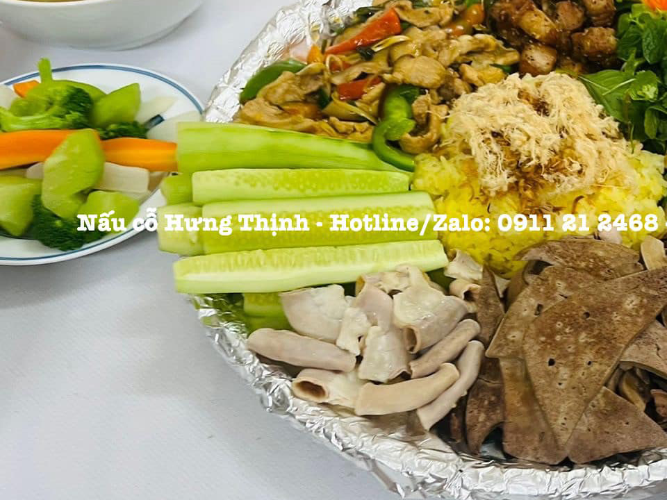 Nấu cỗ giỗ tại nhà xã Tứ Hiệp – Gọn nhẹ, sạch sẽ, ngon miệng từng món