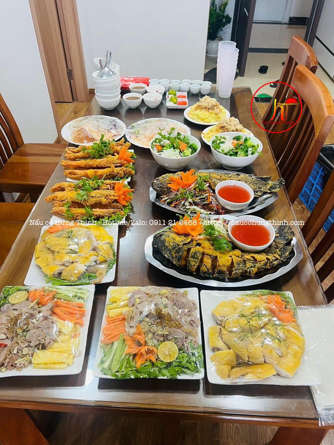 nấu cỗ trọn gói Hà Nội