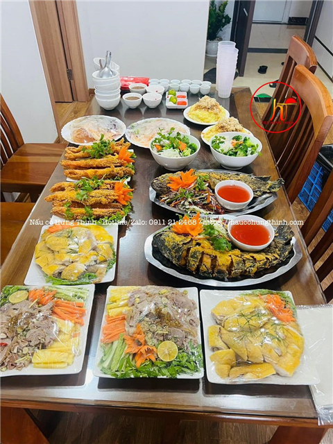Ảnh nấu cỗ trọn gói Hà Nội