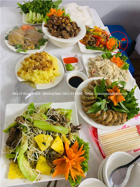 Ảnh nấu cỗ gia đình ở Hà Nội