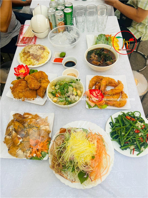 Ảnh nấu cỗ ngon quận Ba Đình