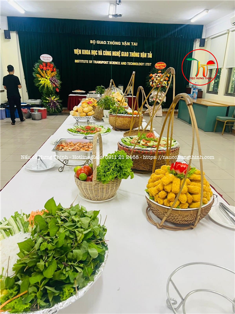 Menu tiệc buffet tân gia