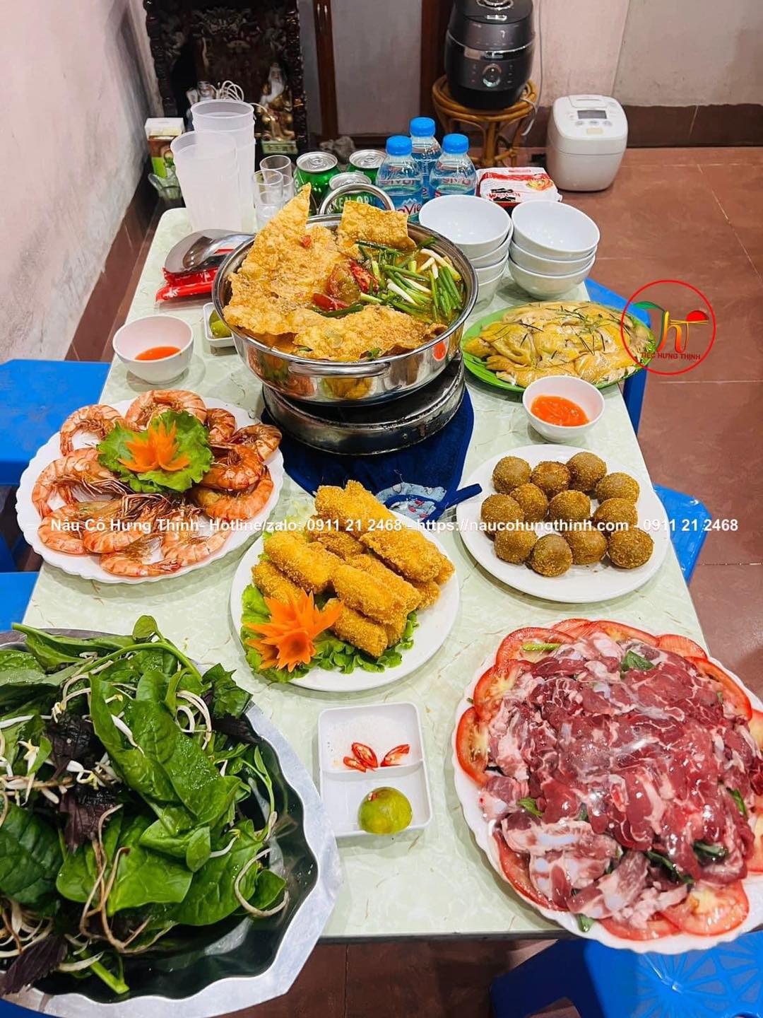 nấu cỗ cưới hỏi tại nhà hưng yên