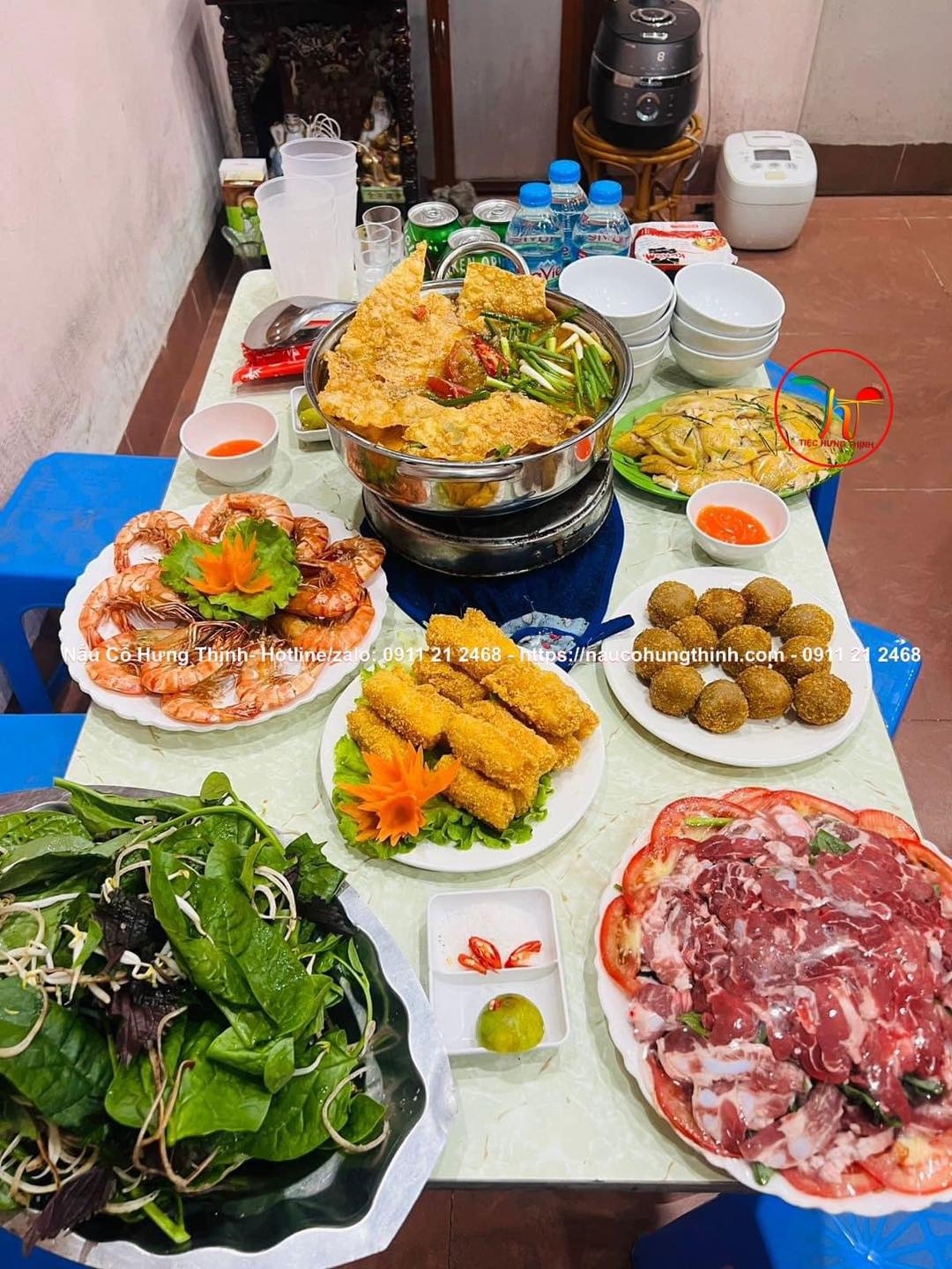 nấu cỗ cưới hỏi tại nhà hải dương
