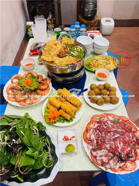 Ảnh nấu cỗ cưới hỏi tại nhà hưng yên