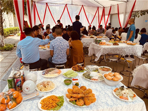 Ảnh nấu cỗ thuê tại hà nội