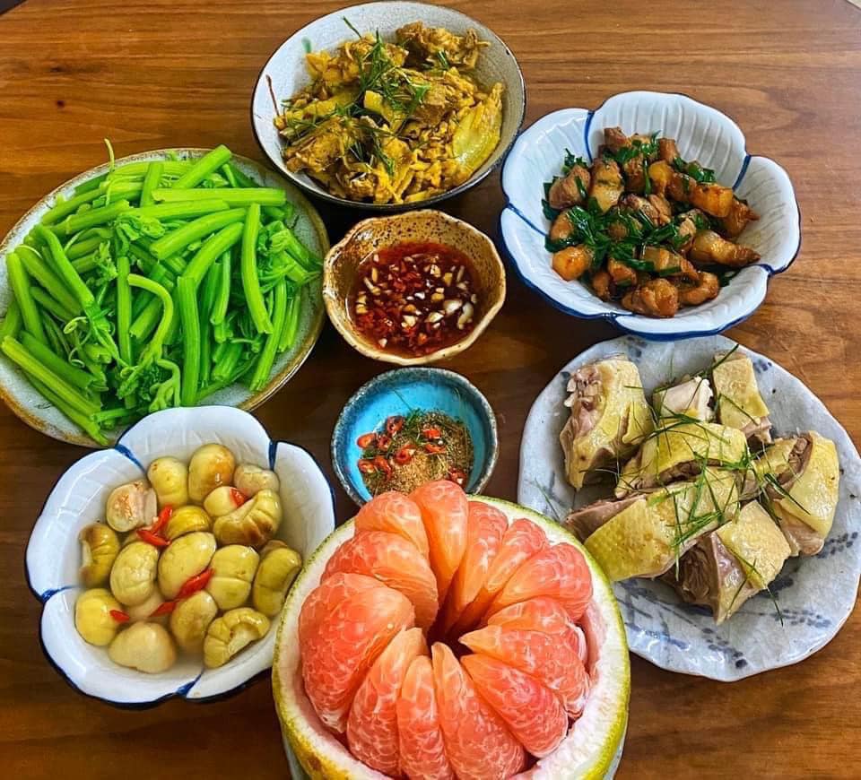 nấu cỗ cưới hỏi bình dân tại nhà