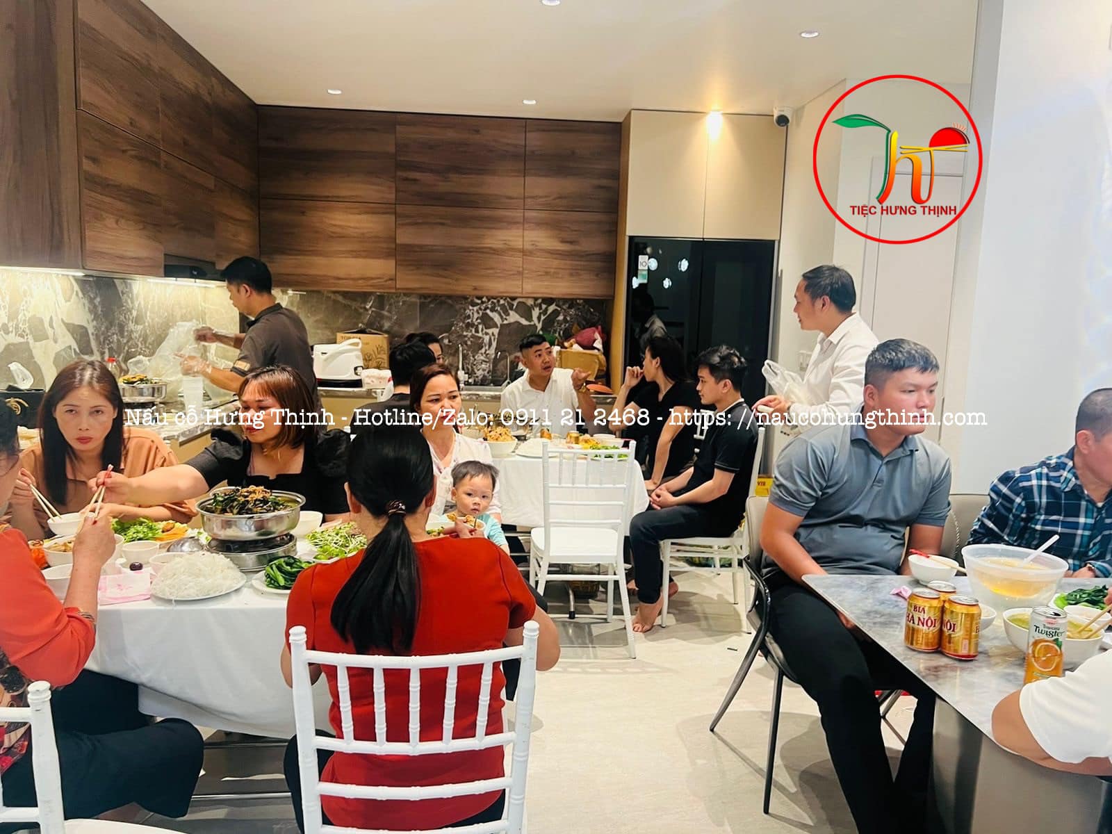 mâm cỗ sinh nhật hiện đại