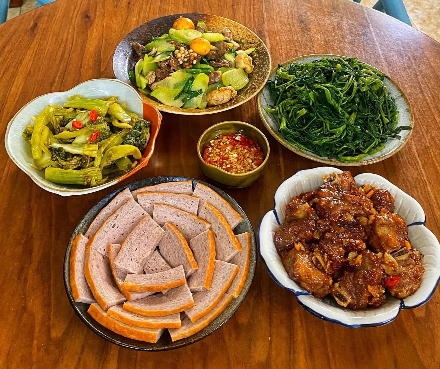 thực đơn nấu cỗ cưới hỏi tại nhà