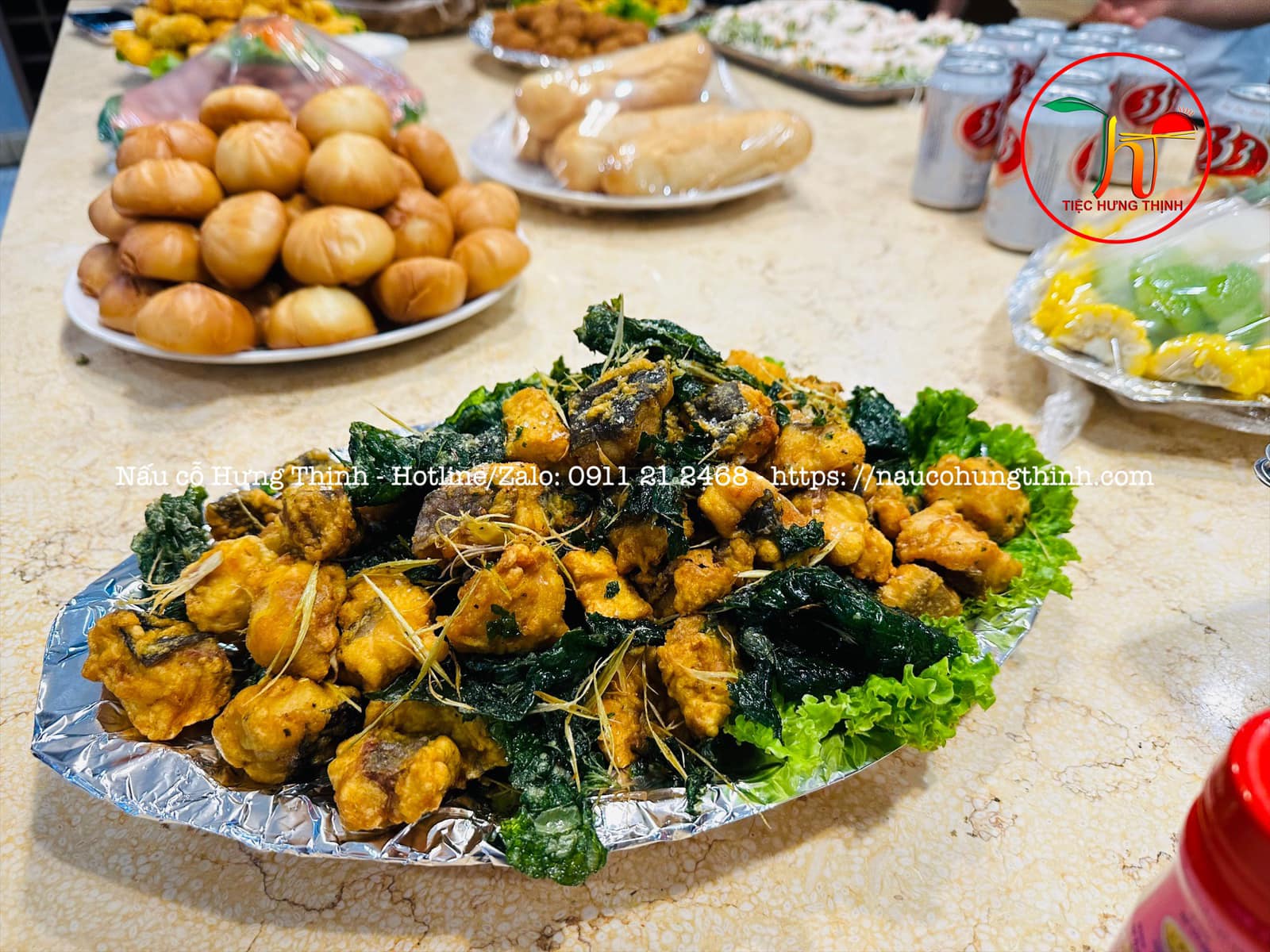 nấu cỗ sinh nhật phong cách buffet