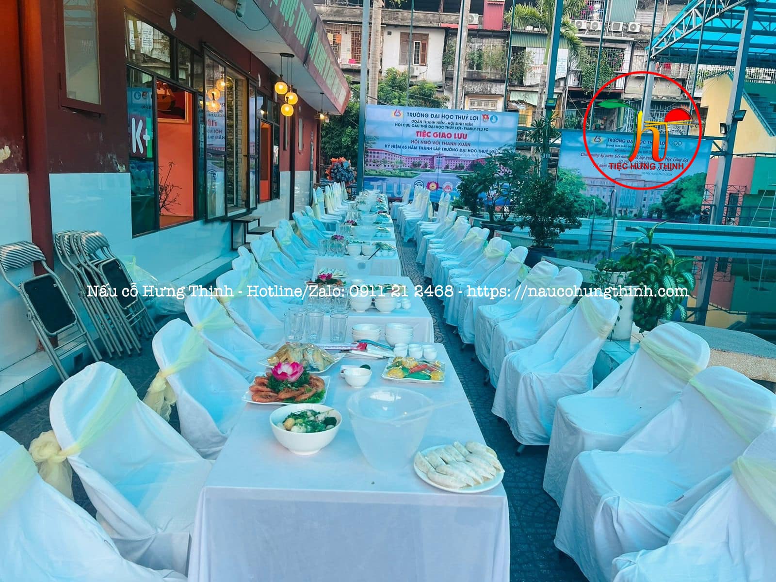 nấu cỗ cưới hỏi tại nhà kèm trang trí