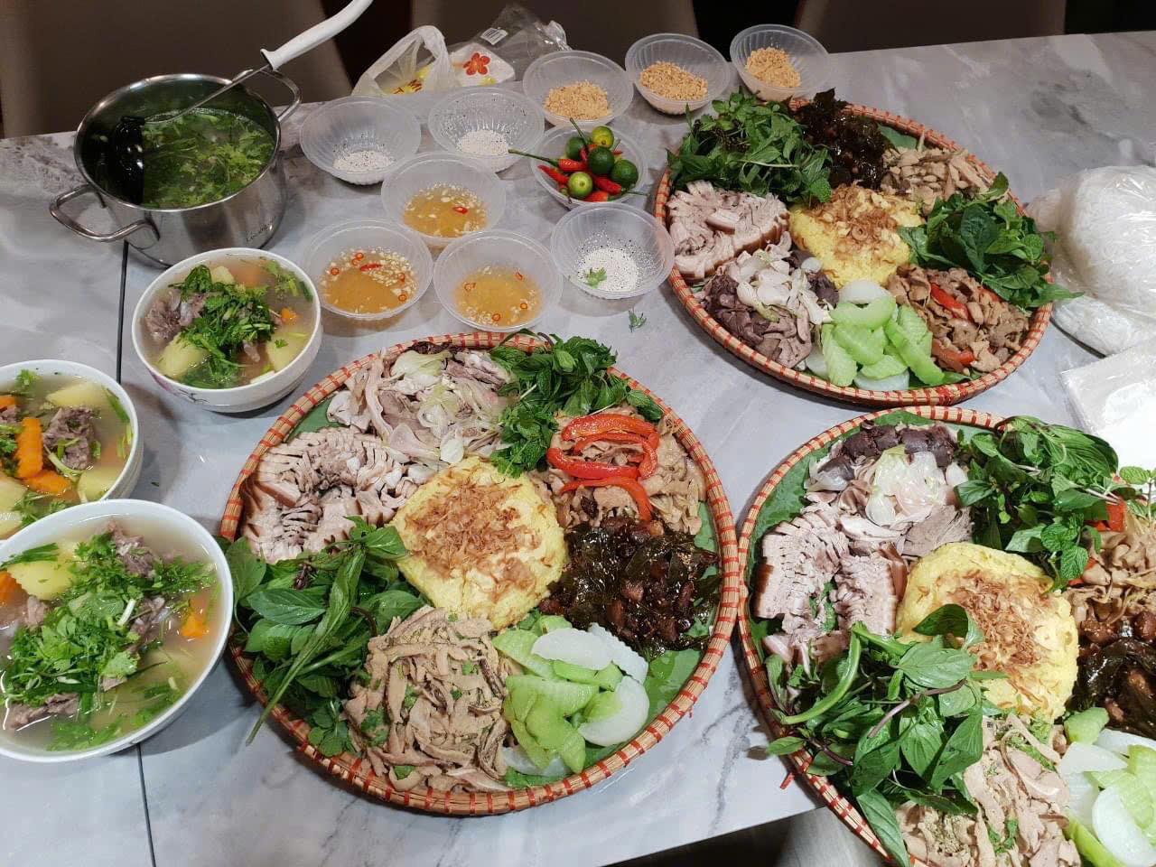 nấu cỗ cưới hỏi tại nhà cho gia đình nhỏ