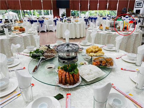 Ảnh nấu cỗ cưới hỏi thanh toán linh hoạt