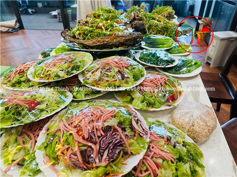 Ảnh dịch vụ nấu cỗ cưới hỏi tại nhà trọn gói