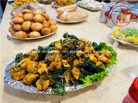 nấu cỗ sinh nhật phong cách buffet
