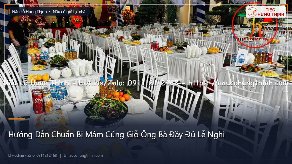 Hướng Dẫn Chuẩn Bị Mâm Cúng Giỗ Ông Bà Đầy Đủ Lễ Nghi