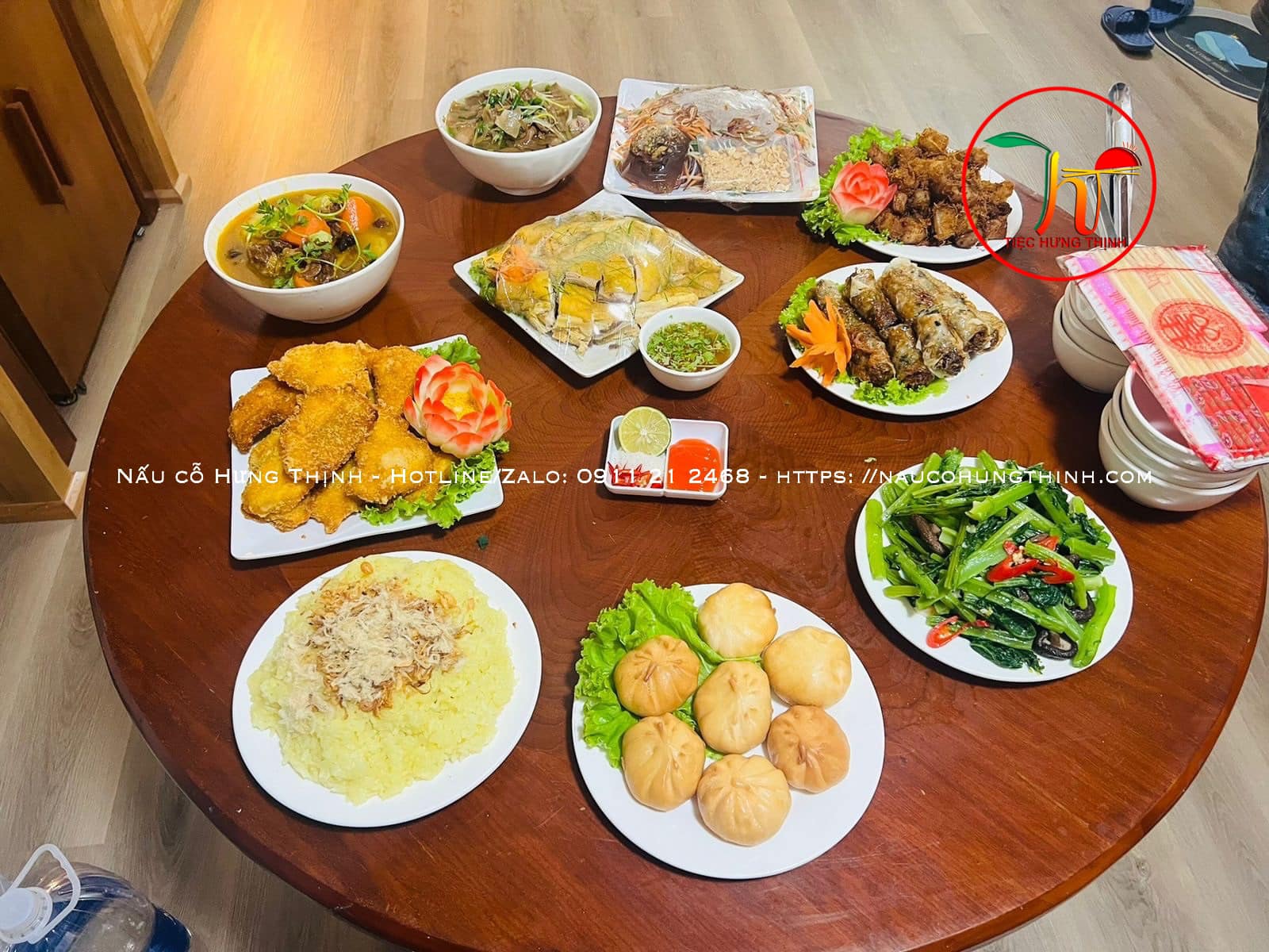 nấu cỗ sinh nhật với món Âu Á