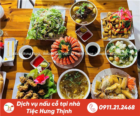 nấu cỗ cúng giỗ tại nhà