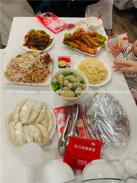 Ảnh nấu cỗ giỗ tại nhà thái bình