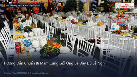 Hướng Dẫn Chuẩn Bị Mâm Cúng Giỗ Ông Bà Đầy Đủ Lễ Nghi