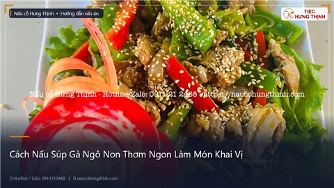Ảnh Cách Nấu Súp Gà Ngô Non Thơm Ngon Làm Món Khai Vị